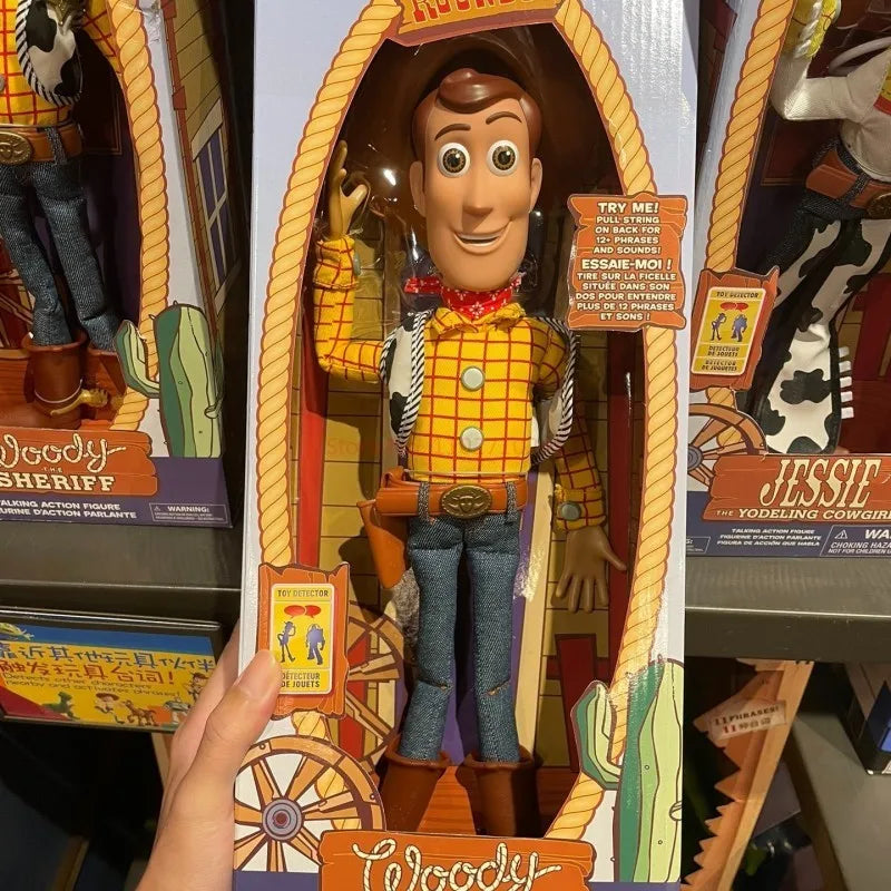 Disney Toy Story 4 Talking Woody Buzz Jessie Rex Action Figures Anime Decoration Collection Figurine Gift Toy Mode Toy