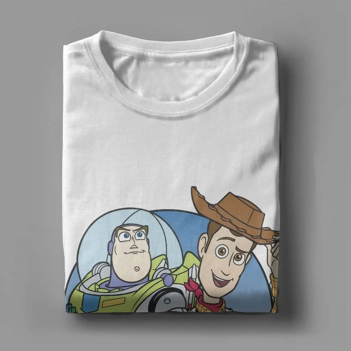 Toy Story Woody Buzz Lightyear Men Women T Shirt Funny Tees Short Sleeve Crew Neck T-Shirts 100% Cotton Gift Idea Clothes