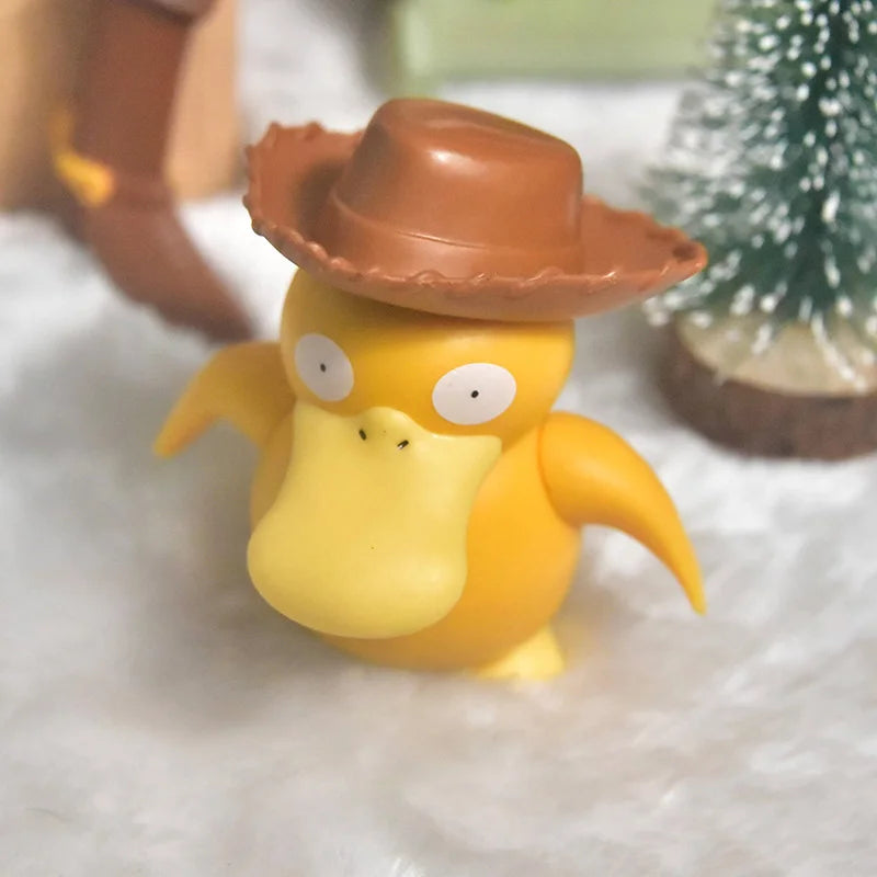 Disney Anime Toy Story Woody Hat Action Figure Dolls Cartoon Small Hat Accessories PVC Model DIY Decoration Model Gift Kids