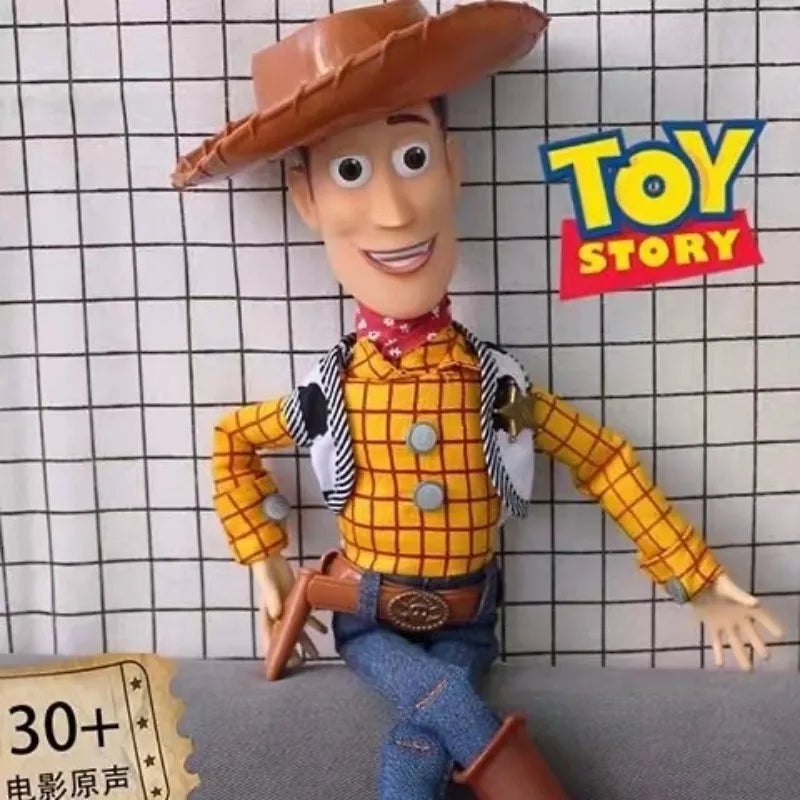 New Disney Toy Story 4 Talking Woody Buzz Jessie Rex Action Figures Anime Decoration Collection Figurine Toy Model For Gift