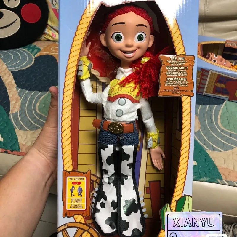 Disney Toy Story 4 Talking Woody Buzz Jessie Rex Action Figures Anime Decoration Collection Figurine Gift Toy Mode Toy