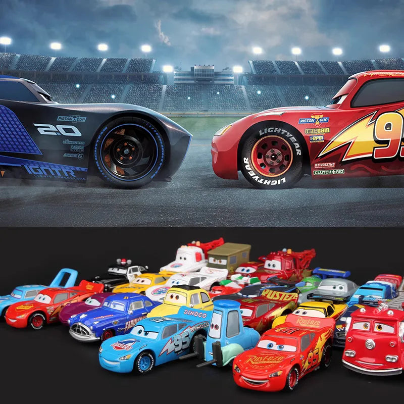 Takara Tomy Cars Lightning McQueen Jackson Storm Alloy car model die-casting collection gift giving classic children's gift toys