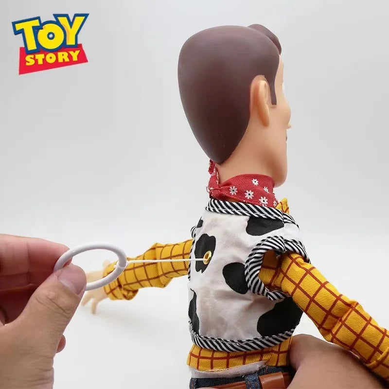 New Disney Toy Story 4 Talking Woody Buzz Jessie Rex Action Figures Anime Decoration Collection Figurine Toy Model For Gift