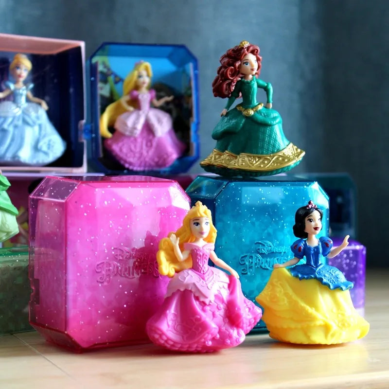 Hasbro Disney Princess Figure Snow White Cinderella Aurora Ariel Belle Jasmine Pocahontas Mulan Tiana Rapunzel Merida Moana Toy