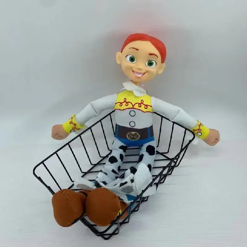 Disney Anime Toy Story Hot Sherif Woody Buzz Lightyear Car Dolls Plush Toy Outside Hang Toy Cute Auto Accessories Car Decoration