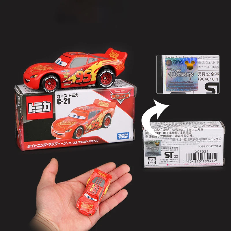 Takara Tomy Cars Lightning McQueen Jackson Storm Alloy car model die-casting collection gift giving classic children's gift toys