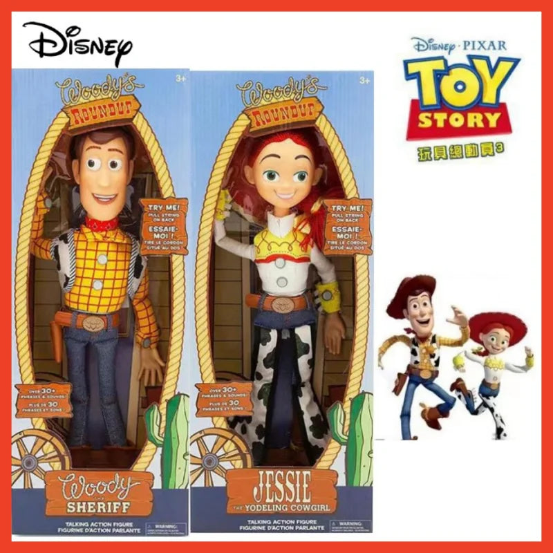 New Disney Toy Story 4 Talking Woody Buzz Jessie Rex Action Figures Anime Decoration Collection Figurine Toy Model For Gift