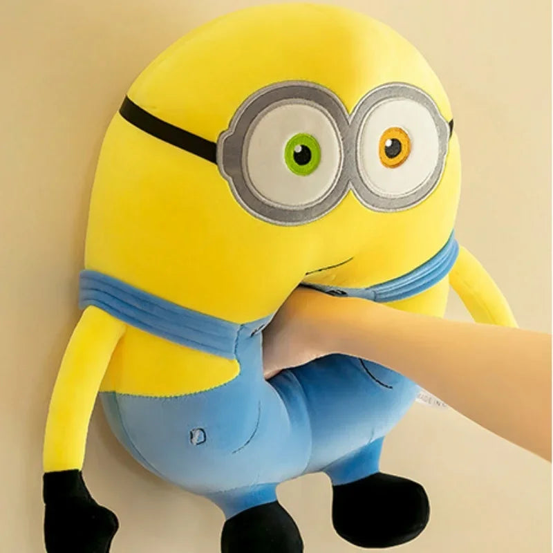 New Hot Cute Minions Movie Characters Yellow Plush Toys Bob Stuart In Jeans Soft Dolls Toys & Hobbies Christmas Birthday Gifts