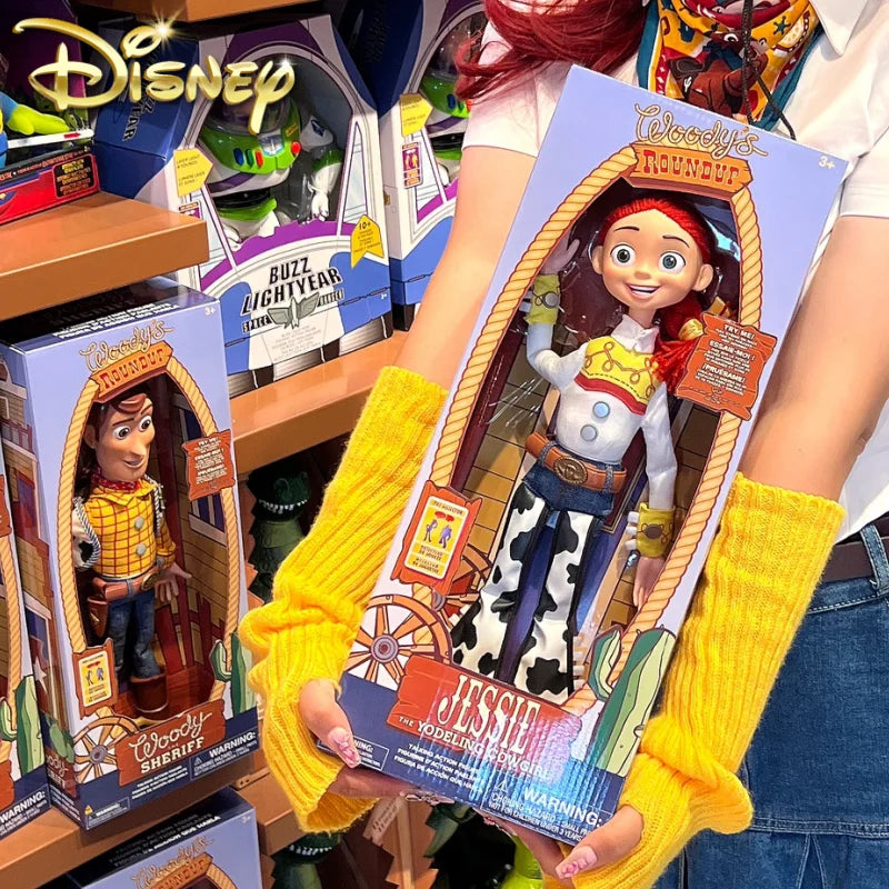 Disney Toy Story 4 Talking Woody Buzz Jessie Rex Action Figures Anime Decoration Collection Figurine Gift Toy Mode Toy