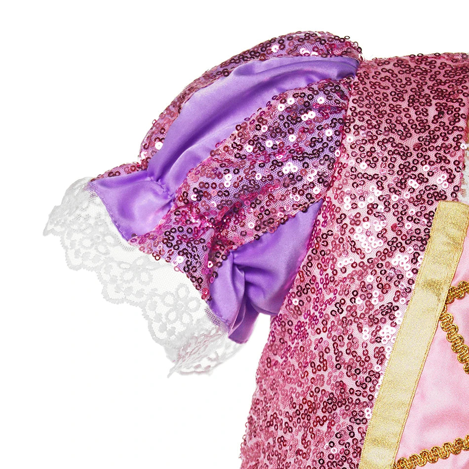 Tangled Magic Hair Princess Rapunzel for Girls Costume Kid Cosplay Carnival Party Vestido Birthday Christmas Dress Girls Clothes