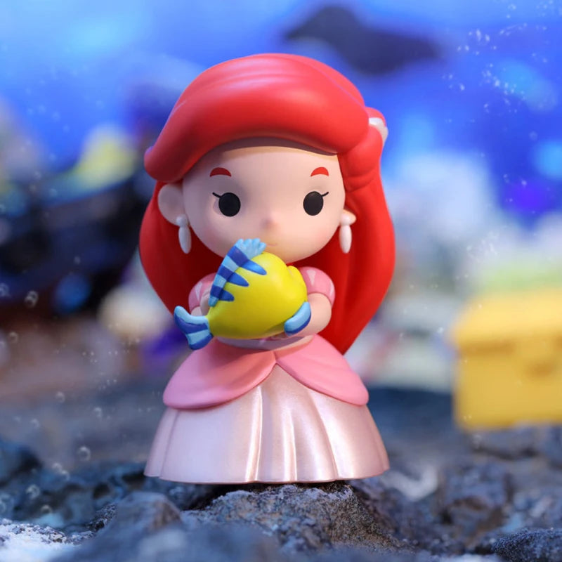 Disney Princess Action Figure Toys Brave Merida Aurora Moana Ariel Tiana Mulan Belle Beauty and Beast Figure Dolls Toys